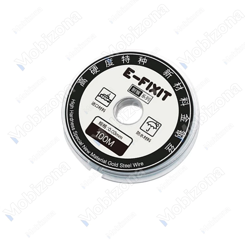 Screen Glass, Touchscreen Removal Cutting Wire (0.03mm, 100m)