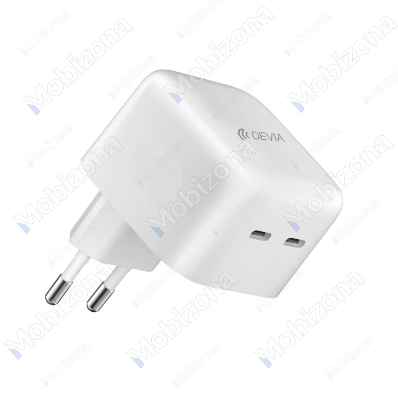 Travel Charger 2x Type-C PD, QC 3.0 Devia Extreme Speed GaN (35W, 3.0A)