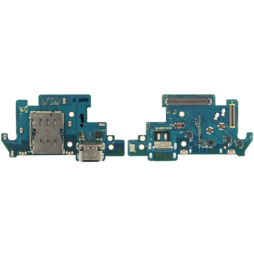 Samsung Galaxy A80 įkrovimo, SIM lizdas ir mikrofonas (PCB plokštė)