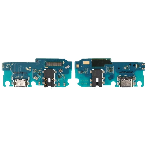 Samsung Galaxy A12 Nacho įkrovimo, ausinių lizdas ir mikrofonas (PCB plokštė)