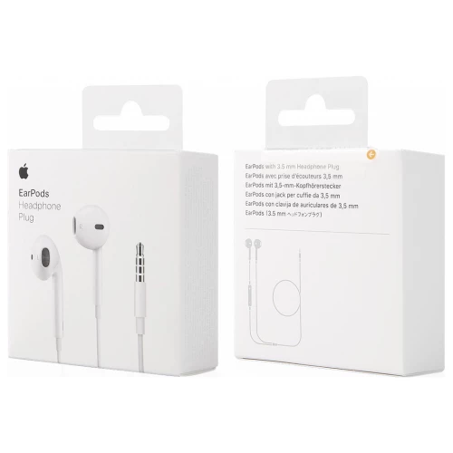Ausinės 3.5mm Earpods Apple iPhone 5, 5S, 5C, SE, 6, 6S, 6 Plus, 6S Plus