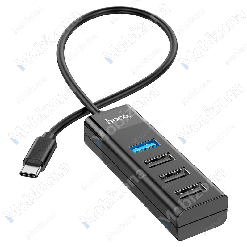 Type-C to USB 3.0, 3x USB 2.0 Port Hub Adapter Hoco HB25 Easy mix