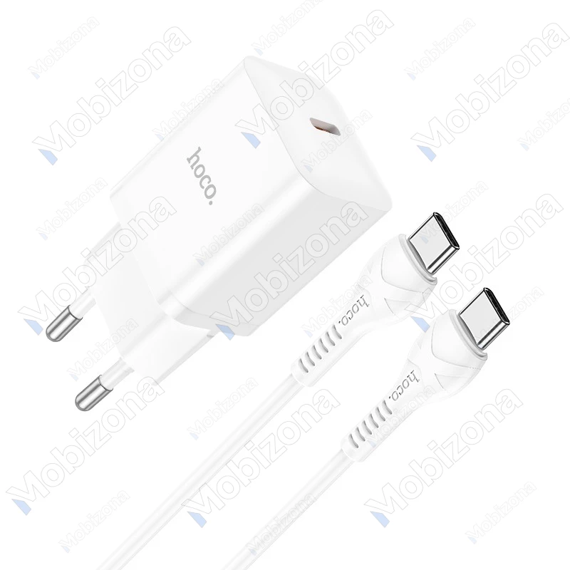 Travcl Charger Type-C PD, QC 3.0 with Type-C Cable Hoco N27 Innovative (20W, 3.0A)