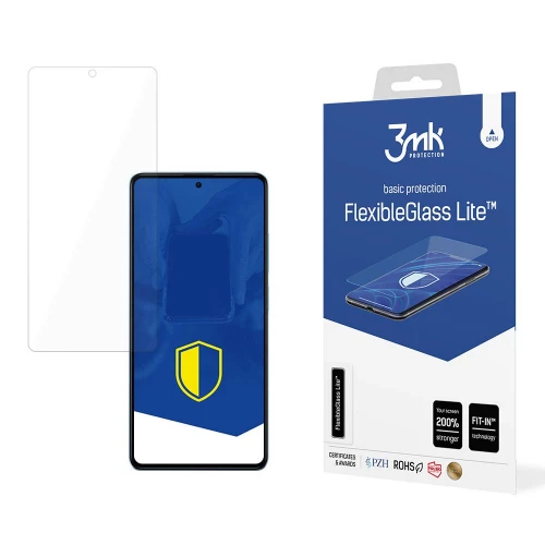 Xiaomi Poco X5, Redmi Note 12 5G apsauginis hibridinis stiklas 3MK FlexibleGlass Lite Xiaomi Poco X5, Redmi Note 12 5G apsauginis hibridinis stiklas 3MK FlexibleGlass Lite