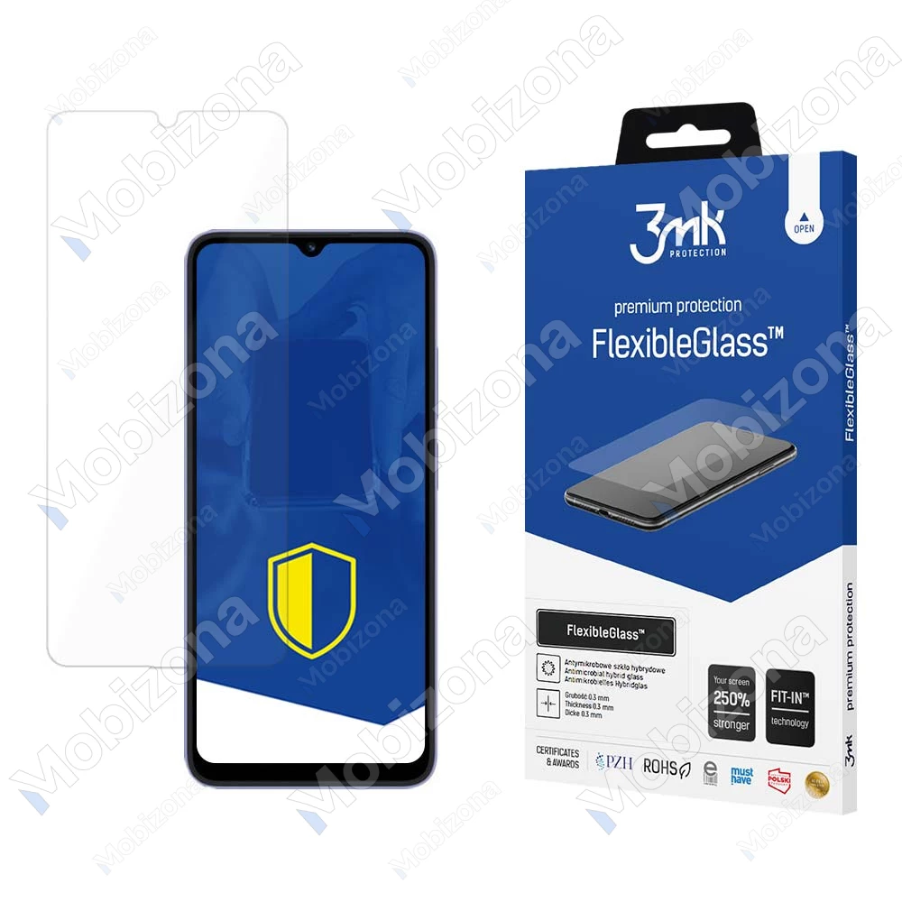 Xiaomi Poco C40, Poco C55, Redmi 10C, Redmi 12C apsauginis hibridinis stiklas 3MK FlexibleGlass