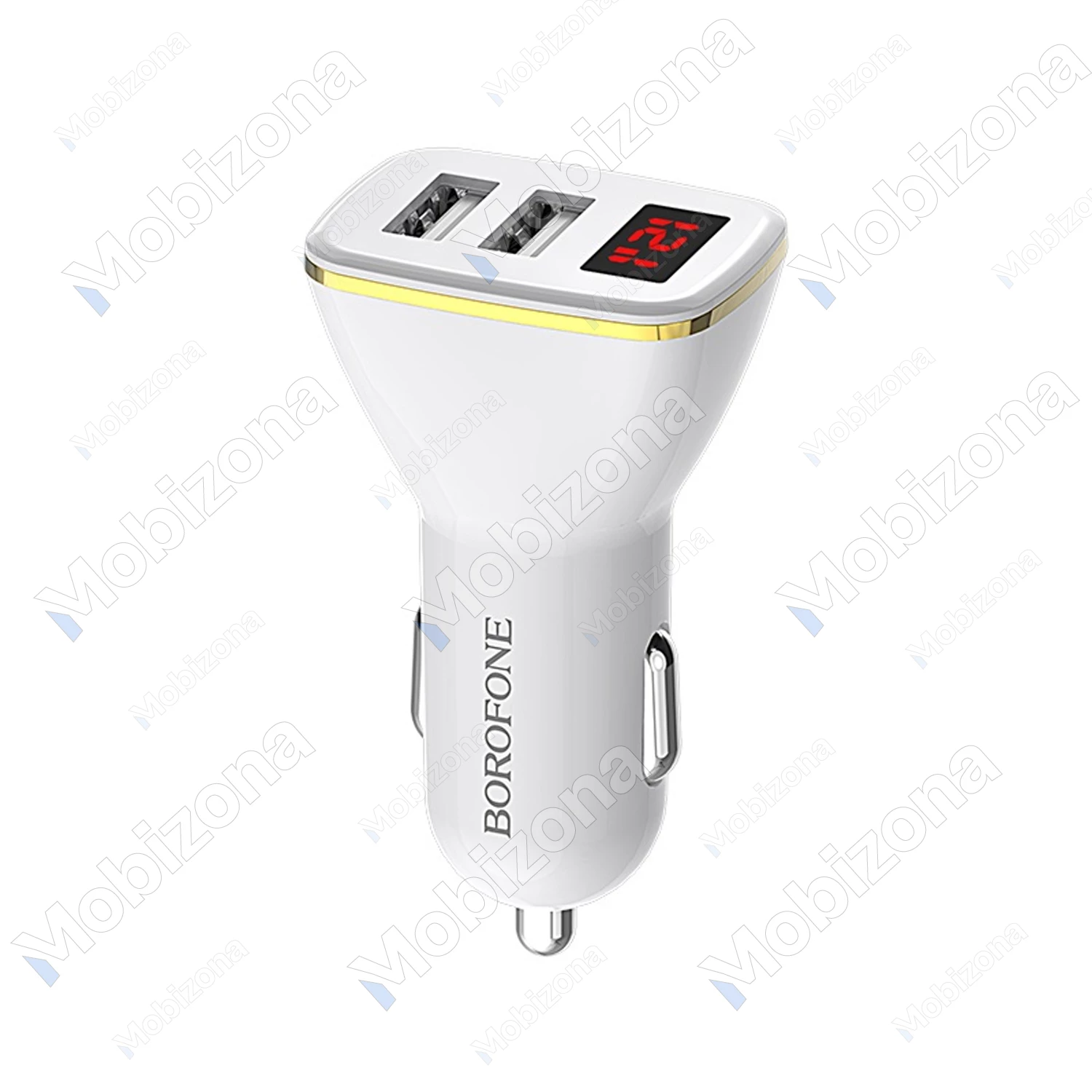 Car Charger 2x USB Borofone BZ11 Speed Map (2.1A)