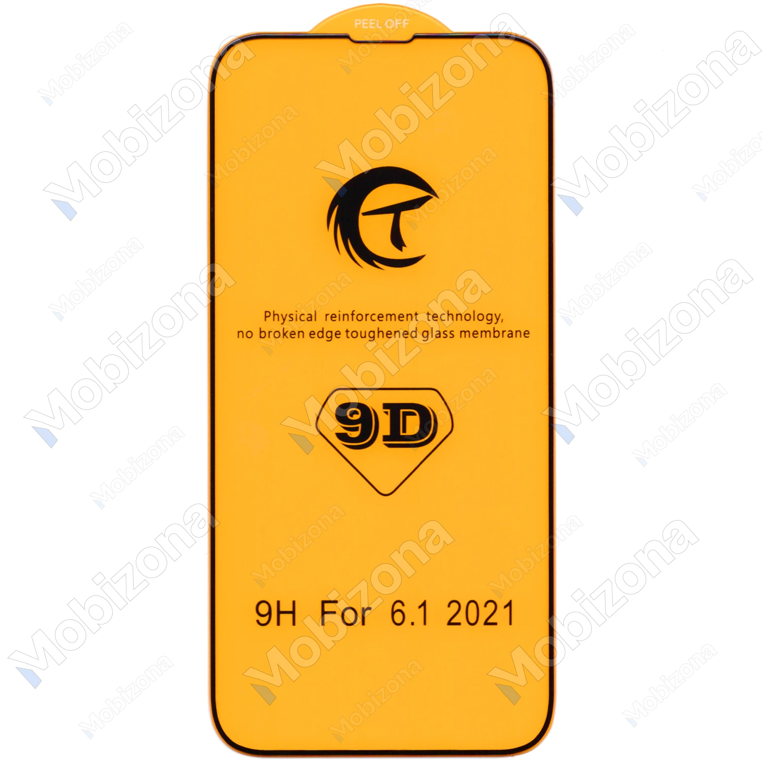 iPhone 13, iPhone 13 Pro, iPhone 14, iPhone 16e, iPhone 17e apsauginis stiklas 9D Full Glue