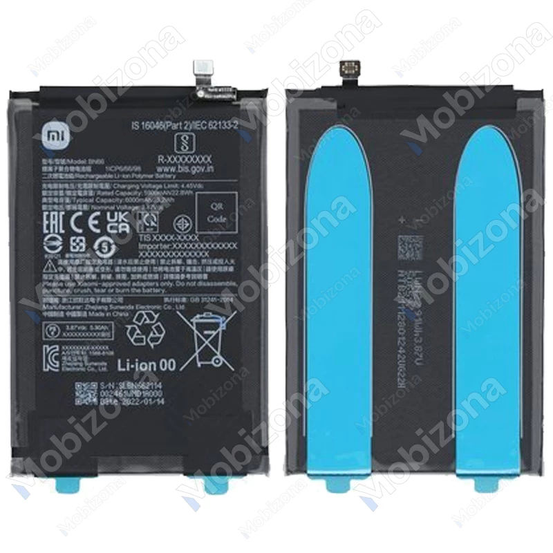 Xiaomi Poco C40 akumuliatorius, baterija (BN66)