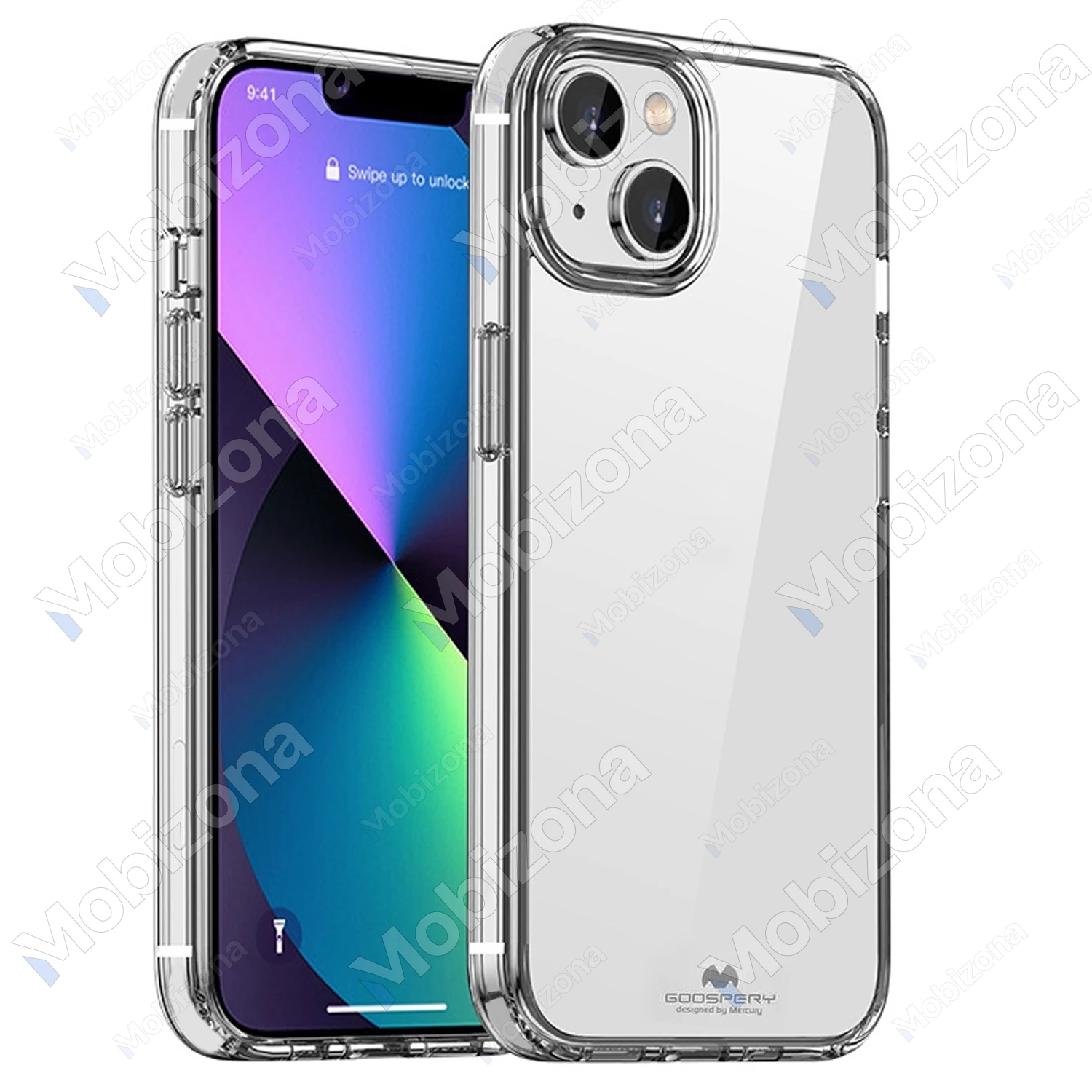 iPhone 15 skirtas dėklas Mercury Clear Jelly