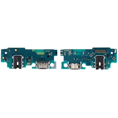 Samsung Galaxy A32 5G įkrovimo, ausinių lizdas ir mikrofonas (PCB plokštė)