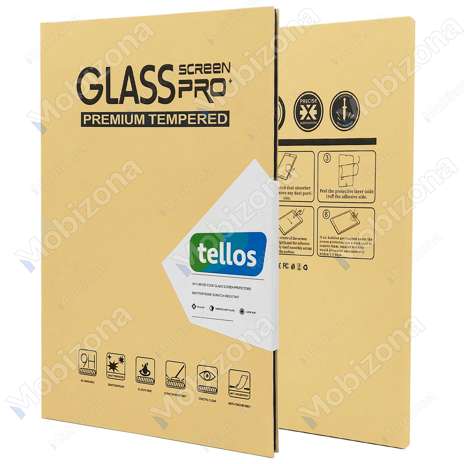 Lenovo Tab M10 Plus (3rd Gen) (TB125, TB128) apsauginis stiklas Tellos Premium Pro+