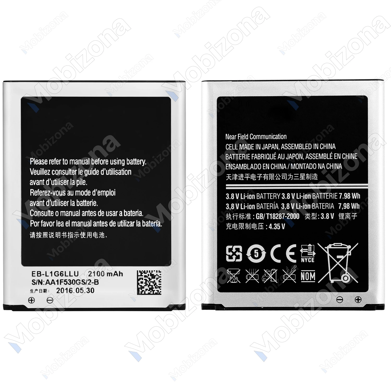 Samsung Galaxy S3, Galaxy S3 Neo Battery (EB-L1G6LLU)