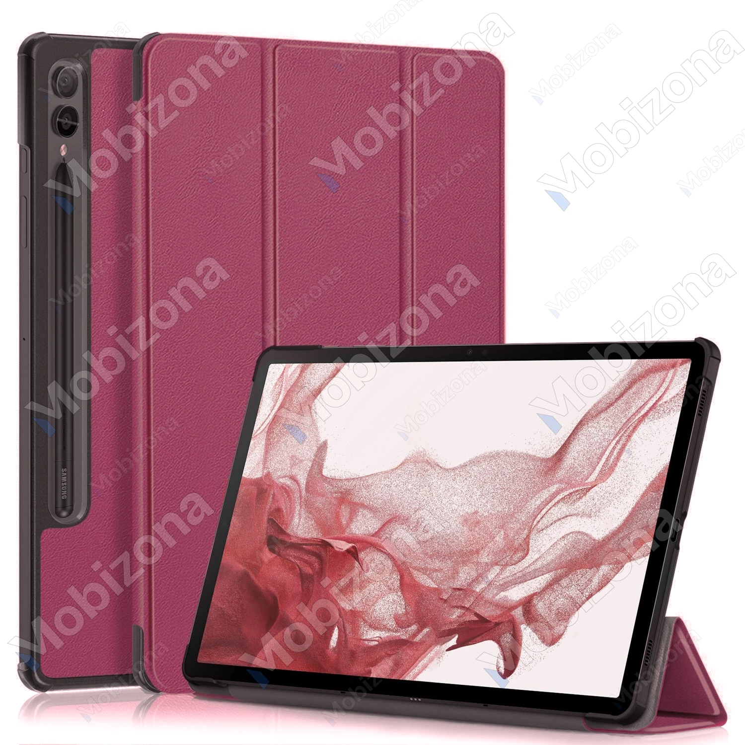 Samsung Galaxy Tab S9 FE+ dėklas Smart Leather