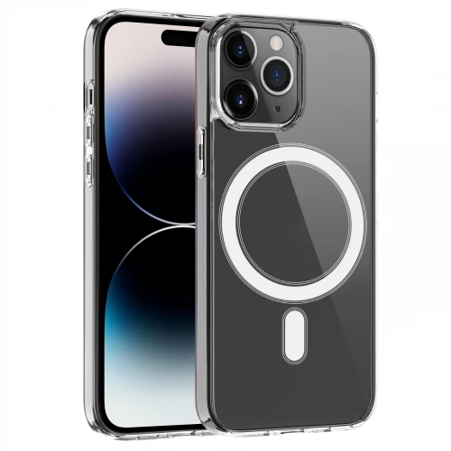 iPhone 15 Pro Max Case Clear Mag Cover (compatible with MagSafe)