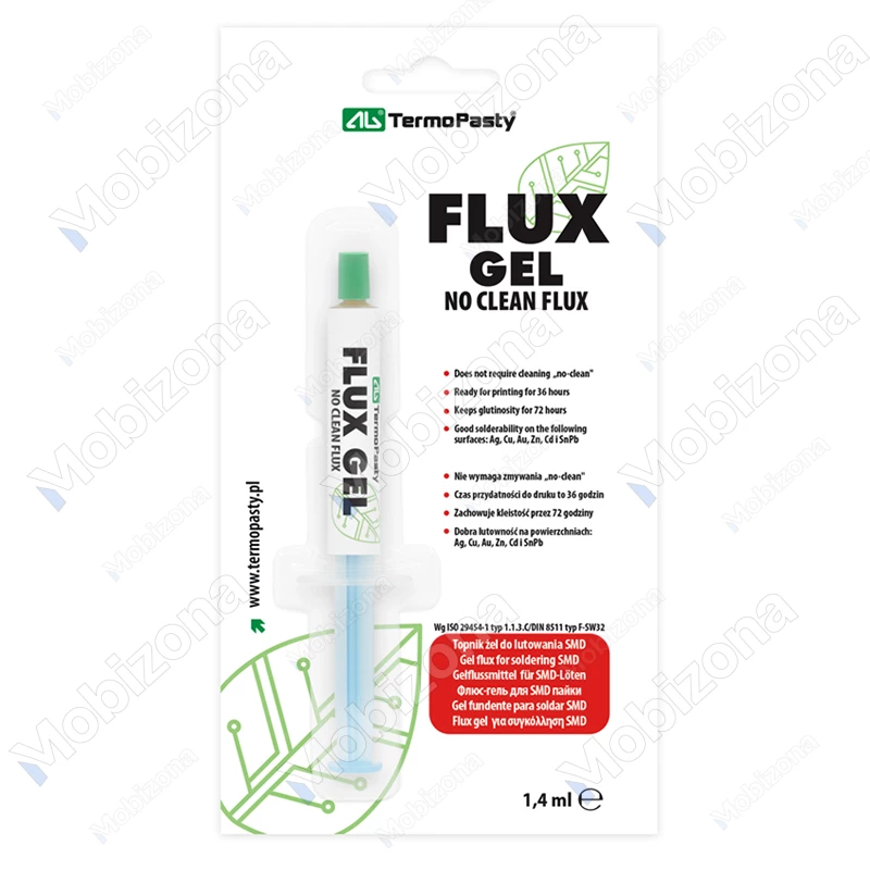 Litavimo fliusas, gelis AG TermoPasty Gel No Clean Flux (1.4ml)