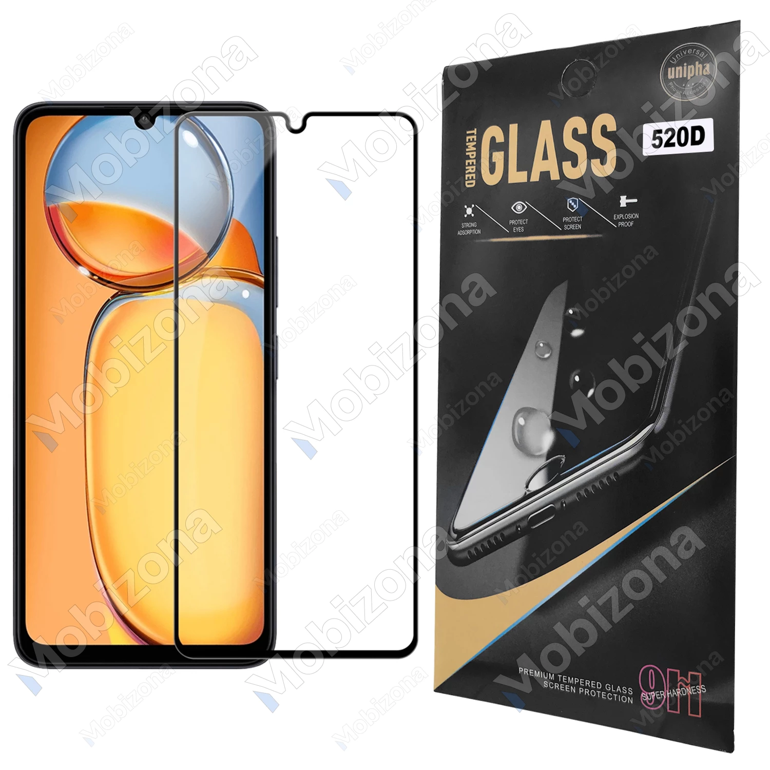 Xiaomi Poco C65, Redmi 13C Tempered Glass 520D