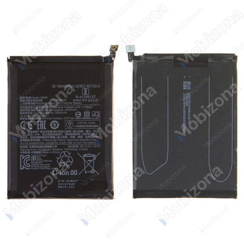 Xiaomi Poco M3 Pro 5G, Redmi 10, Redmi 10 2022, Redmi Note 10 5G akumuliatorius, baterija (BN5A)