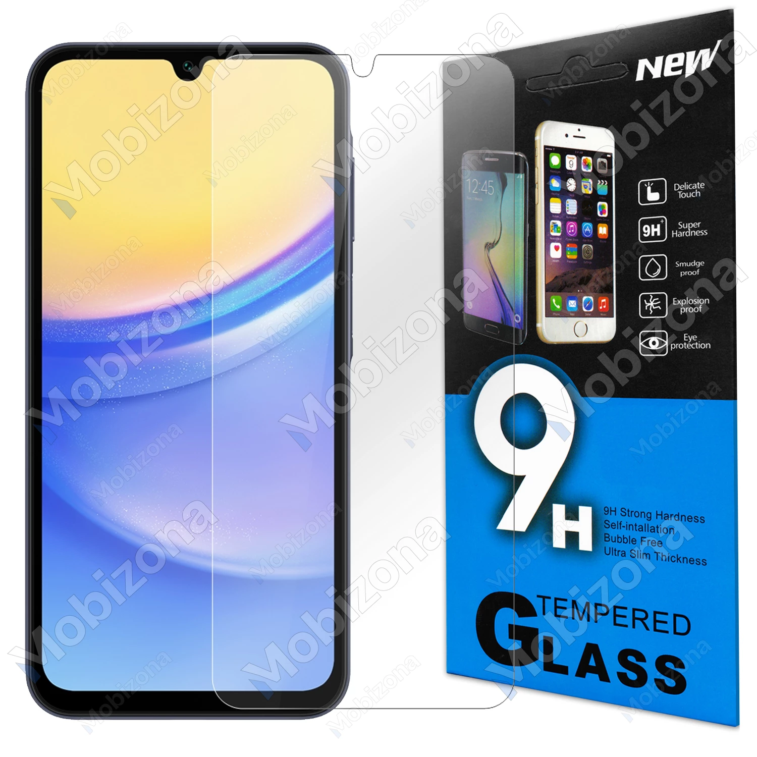 Samsung Galaxy A15 4G, Galaxy A15 5G apsauginis stiklas 9H