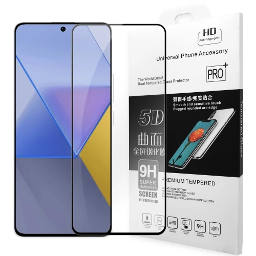Xiaomi Poco X6 5G, Redmi Note 13 4G, Redmi Note 13 5G, Redmi Note 13 Pro 5G 5D Full Glue Tempered Glass