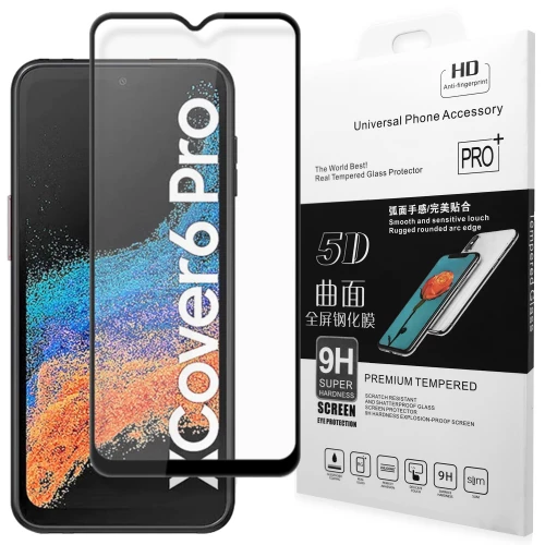 Samsung Galaxy XCover 6 Pro, Galaxy Xcover 7 apsauginis stiklas 5D Full Glue