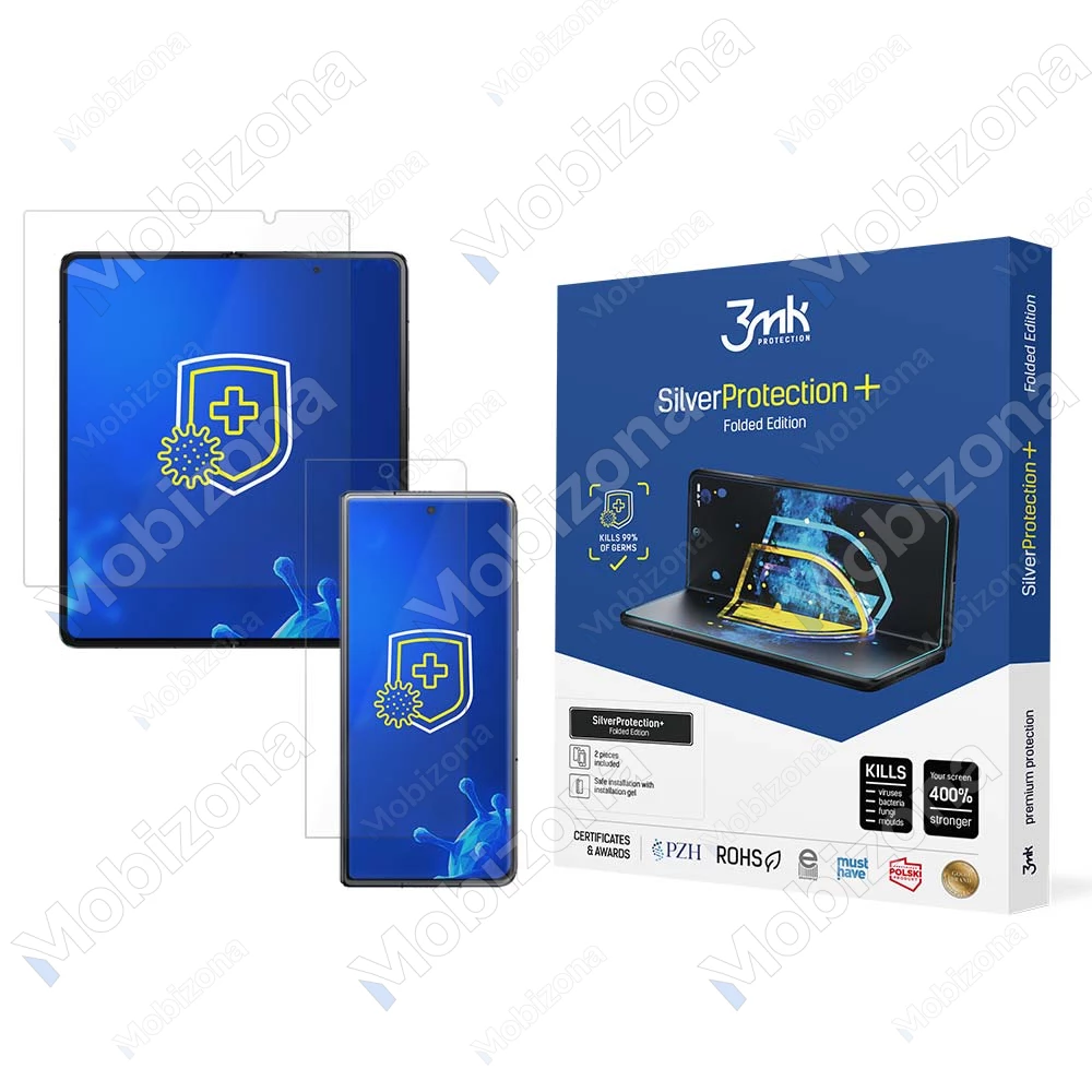 Samsung Galaxy Z Fold5 apsauginė plėvelė 3MK SilverProtection+ Folded Edition