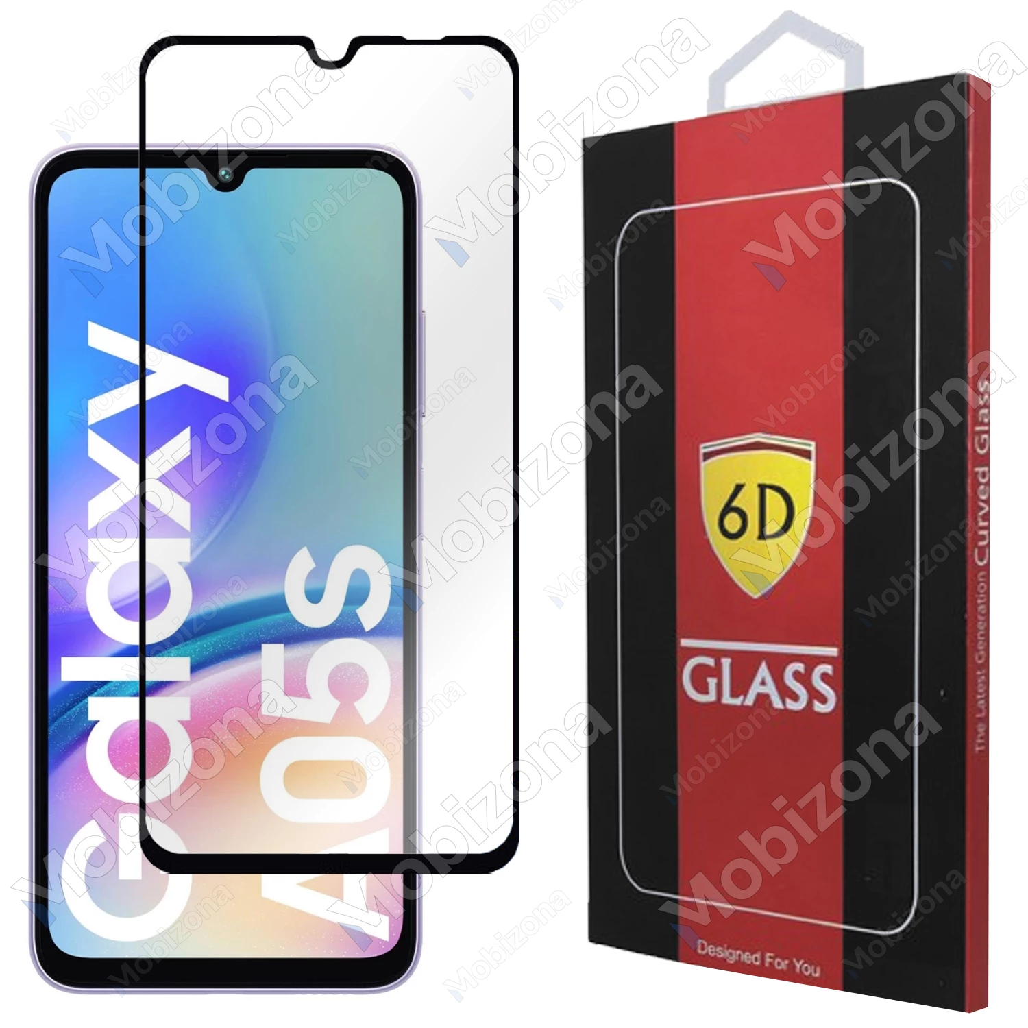 Samsung Galaxy A05s apsauginis stiklas 6D