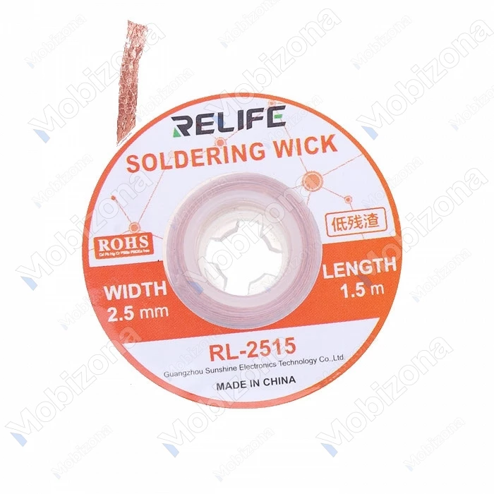 Išlitavimo juosta 2.5mm x 1.5m Relife RL-2515