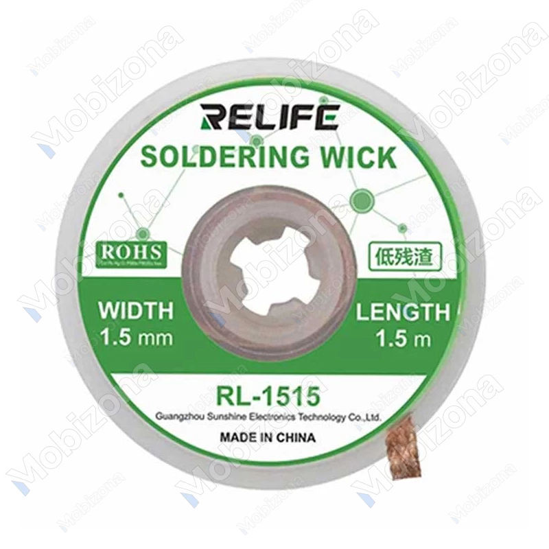 Desoldering Wick 1.5mm x 1.5m Relife RL-1515