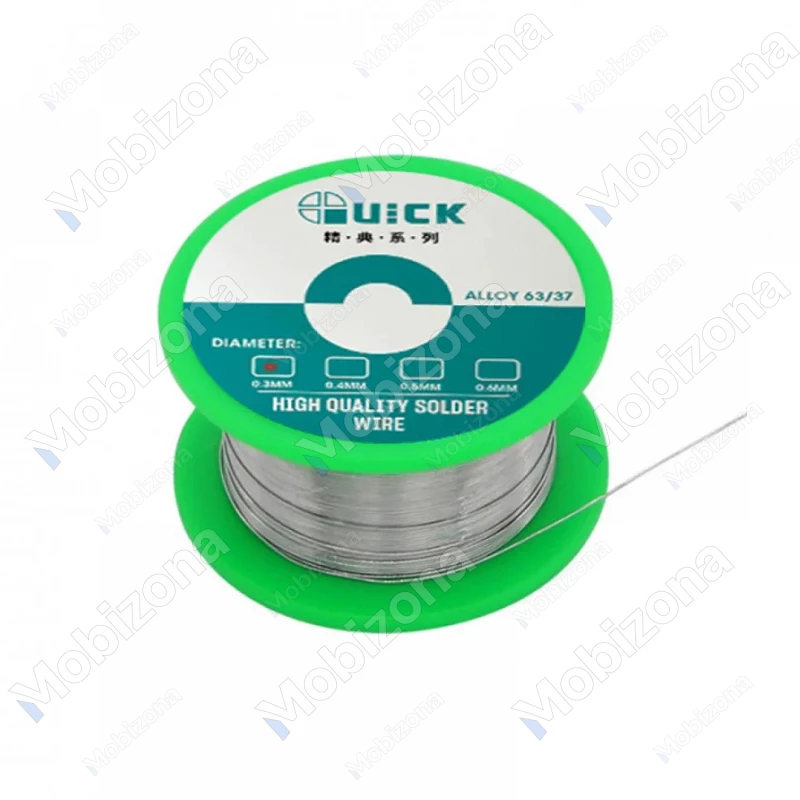 Lydmetalis 0.3mm, Sn63Pb37 Quick (40g)