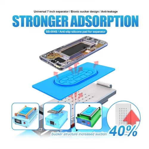 7 inch LCD/OLED Screen Separator Machine Silicone Pad Sunshine SS-004S 7 inch LCD/OLED Screen Separator Machine Silicone Pad Sunshine SS-004S