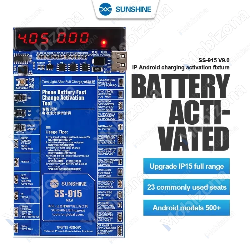 iPhone and Android Battery Charging Board Sunshine SS-915 V9.0