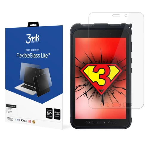 Samsung Galaxy Tab Active 3 Hybrid 3MK FlexibleGlass Lite Samsung Galaxy Tab Active 3 Hybrid 3MK FlexibleGlass Lite