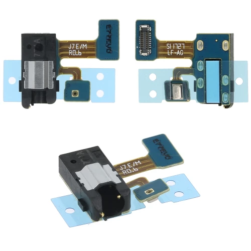 Samsung Galaxy J4+ (2018), J3 (2017), J5 (2017), J7 (2017) ausinių lizdas ir mikrofonas (lanksčioji jungtis)