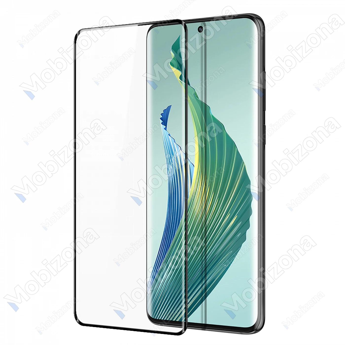 Honor Magic5 Lite, Honor X9a apsauginis stiklas 5D Full Glue