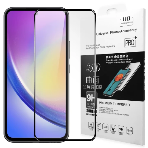 Samsung Galaxy A35 5G, Galaxy A55 5G apsauginis stiklas 5D Full Glue Samsung Galaxy A35 5G, Galaxy A55 5G apsauginis stiklas 5D Full Glue