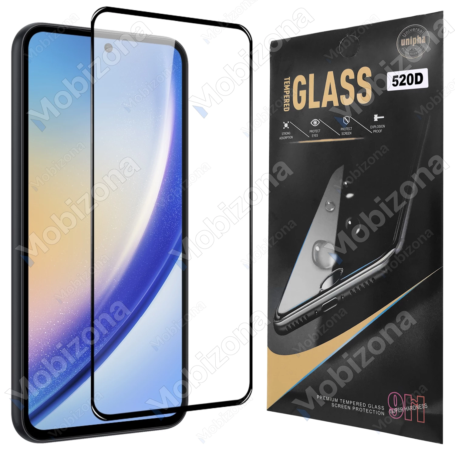 Samsung Galaxy A35 5G, Galaxy A55 5G apsauginis stiklas 520D