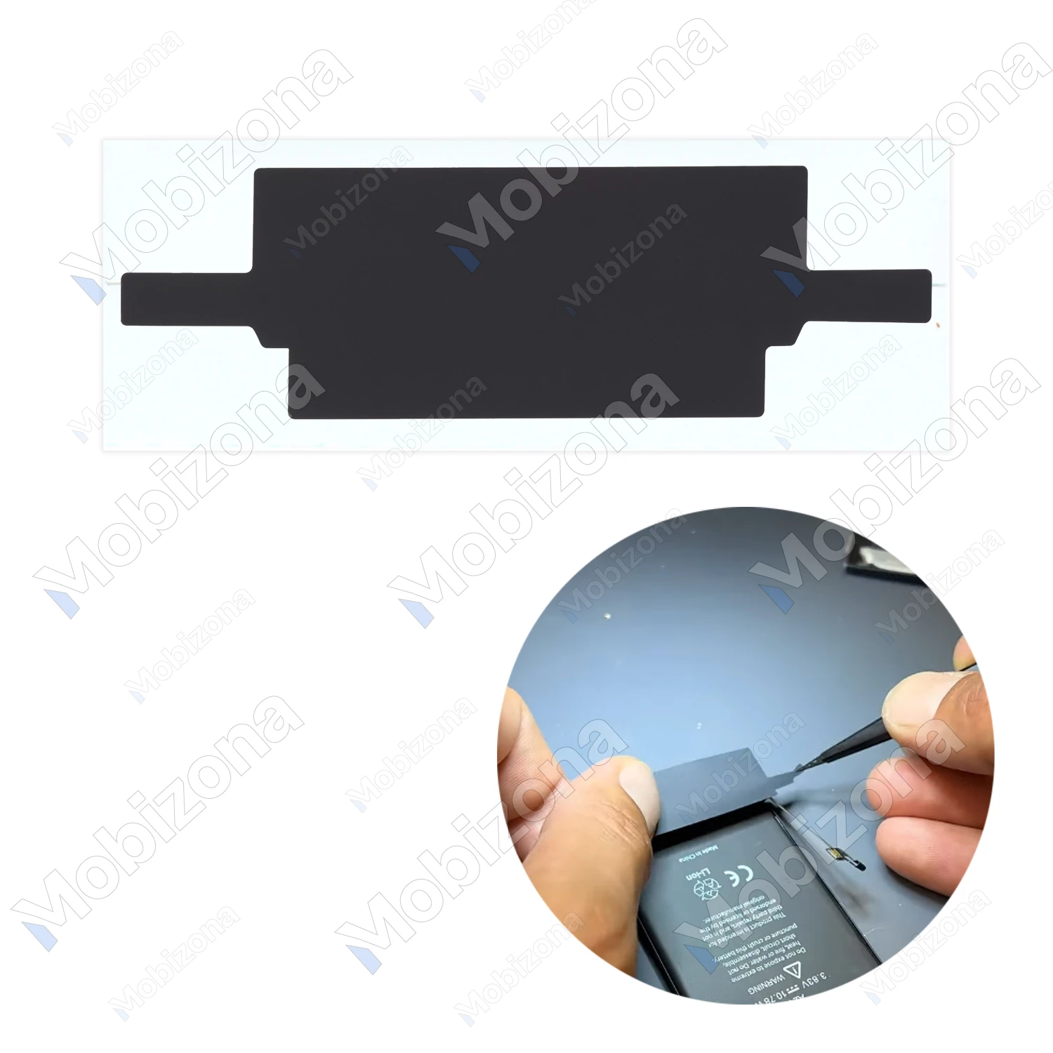 iPhone 12, iPhone 12 Pro, iPhone 12 Pro Max skirtas akumuliatoriaus BMS apsauginis lipdukas