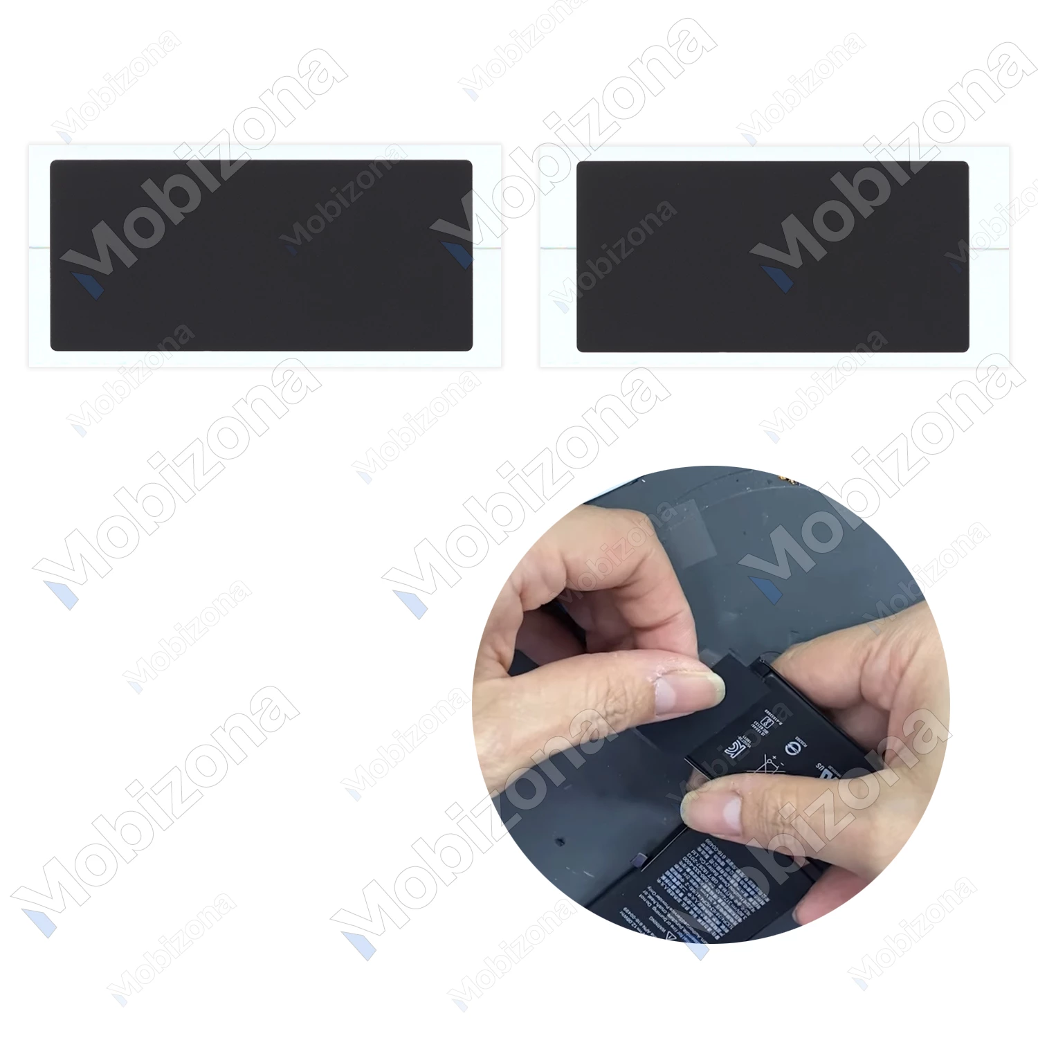 iPhone X, XS, XS Max skirtas akumuliatoriaus BMS apsauginis lipdukas (2 vnt.)
