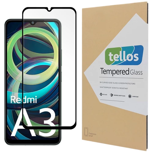 Xiaomi Redmi A3 Tempered Glass Tellos Xiaomi Redmi A3 Tempered Glass Tellos