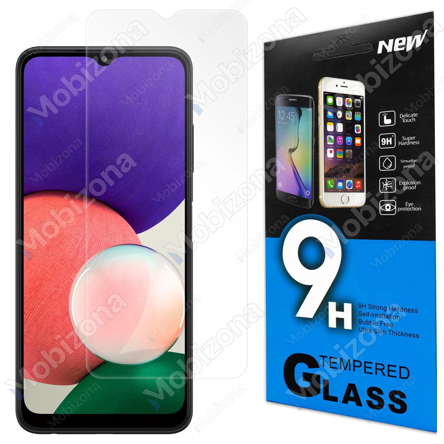 Samsung Galaxy A22 5G apsauginis stiklas 9H