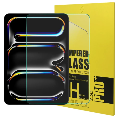 iPad Air 13 2024 (M2), iPad Air 13 2025 (M3), iPad Air 13 2026 (M4), iPad Pro 13 2024 (M4), iPad Pro 13 2025 (M5) 9H Tempered Glass