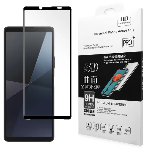 Sony Xperia 10 VI apsauginis stiklas 5D Full Glue Sony Xperia 10 VI apsauginis stiklas 5D Full Glue