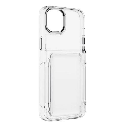 Apple iPhone 15 dėklas Forcell F-Protect Crystal Pocket Apple iPhone 15 dėklas Forcell F-Protect Crystal Pocket