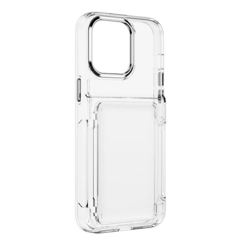 Apple iPhone 15 Pro dėklas Forcell F-Protect Crystal Pocket Apple iPhone 15 Pro dėklas Forcell F-Protect Crystal Pocket