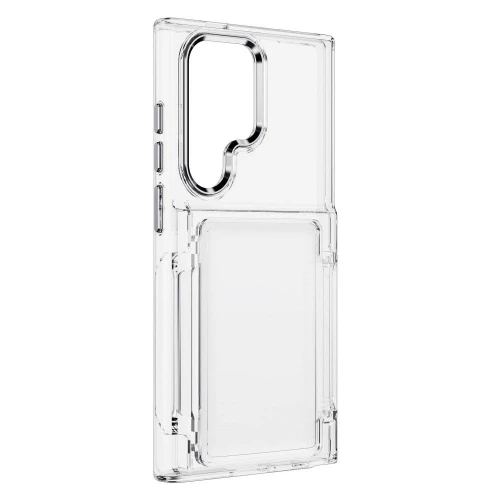 Samsung Galaxy S24 Ultra dėklas Forcell F-Protect Crystal Pocket