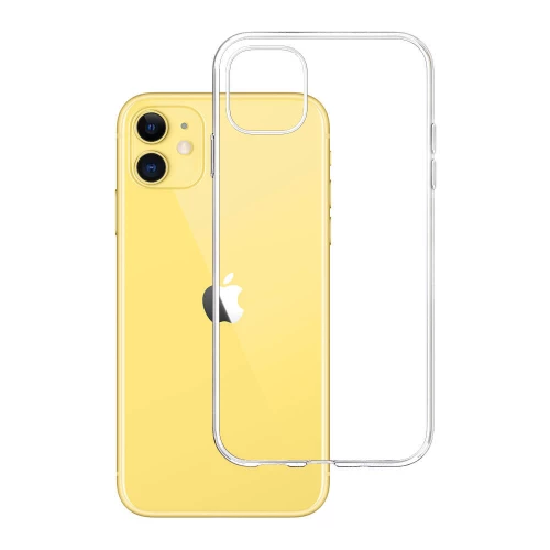 Apple iPhone 11 dėklas 3MK Clear Case Apple iPhone 11 dėklas 3MK Clear Case