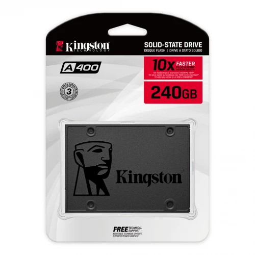 Kingston A400 SSD diskas 240GB 2.5 SATA3 Kingston A400 SSD diskas 240GB 2.5 SATA3