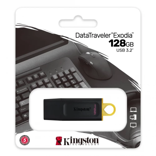USB 3.2 Flash Drive 128GB Kingston DataTraveler Exodia