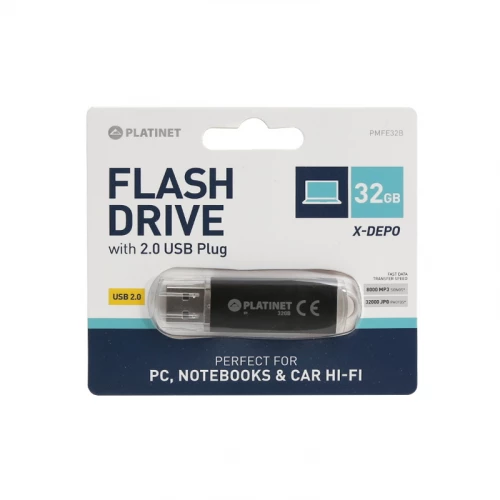 USB raktas, atmintinė 32GB Platinet X-Depo USB raktas, atmintinė 32GB Platinet X-Depo