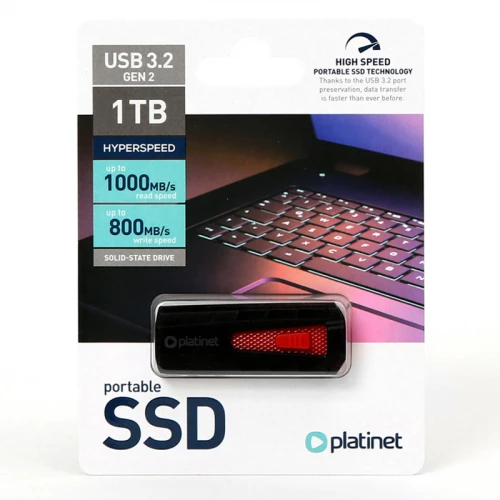 USB 3.2 Flash Drive 1TB Platinet Portable SSD